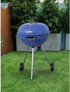 Grill ogrodowy węglowy YATO YG-20302 Zamykany, okrągły, na kółkach Niebieski