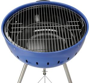 Grill ogrodowy węglowy YATO YG-20302 Zamykany, okrągły, na kółkach Niebieski