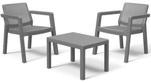 Zestaw mebli ogrodowych KETER Emily Balcony Set 247062 Grafitowy