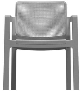 Zestaw mebli ogrodowych KETER Emily Balcony Set 247062 Grafitowy