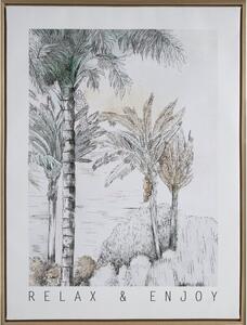 Obraz EUROFIRANY 647 60 x 45 cm Szary