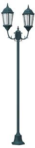 Lampa ogrodowa Vintage szczotkowana zieleń 68 x 20 x 235 cm