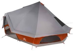 Namiot Tipi Szary i pomarańczowy 680 x 430 x 270 cm tafta