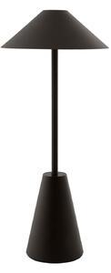 Zewnętrzna Lampa Globen Lighting, Cannes, ściemnialny, czarny, taras, tworzywo sztuczne, design