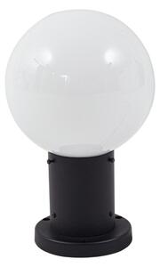 Zewnętrzna Lampa Lindby, Dangan, ściemnialny, czarny, taras, szkło, nowoczesny