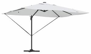 Parasol plażowy Ze LED Lights piaskowy 352 x 251 x 265 cm
