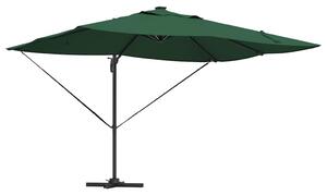 Parasol plażowy Ze LED Lights Zielony 352 x 251 x 265 cm