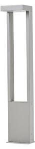 Zewnętrzna Lampa Lindby, Lonete, szary, taras, aluminium, nowoczesny