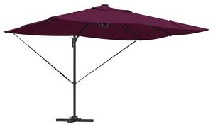 Parasol plażowy Z blokadą Bordeaux Czerwony 352 x 251 x 265 cm