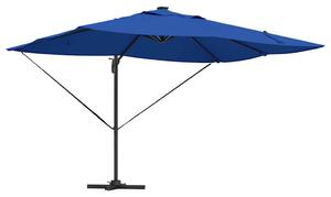 Parasol plażowy Ze LED Lights Niebieski azur 352 x 251 x 265 cm
