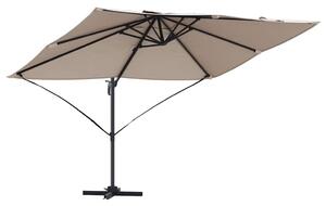 Parasol plażowy Ciemnoszary 351 x 250 x 260 cm