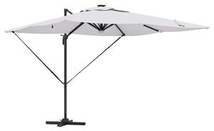 Parasol Roma Beżowy 286 x 284 x 270 cm Aluminium i Poliester