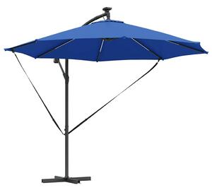 Parasol plażowy Ze LED Lights Niebieski azur 294 x 294 x 248 cm