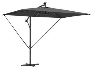 Parasol plażowy Ze LED Lights Antracyt 294 x 200 x 270 cm