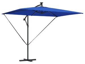 Parasol plażowy Ze LED Lights Niebieski azur 294 x 200 x 270 cm