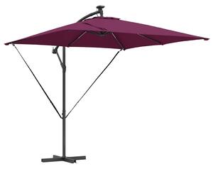 Parasol plażowy Bordeaux Czerwony 249 x 249 x 250 cm