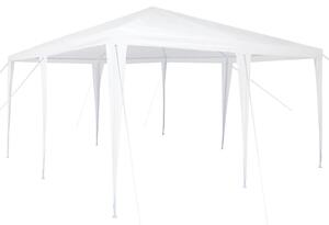 Namiot Imprezowy Biały 400 x 400 x 266 cm Polietylen i Stal