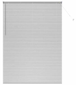 Żaluzje weneckie Srebrny 220 x 160 cm Aluminium