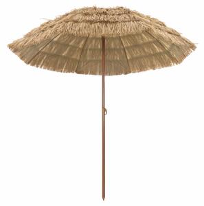 Parasol plażowy Naturalny 205 x 205 x 210 cm Poliester i Stal