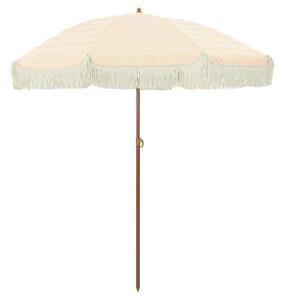 Parasol plażowy Żółty i Biały 160 x 160 x 196 cm