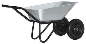 Wózek Srebrny i czarny 137 x 60 x 65,5 cm Stal