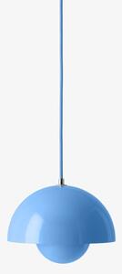 Niebieska lampa wisząca Flowerpot VP1 - 23cm