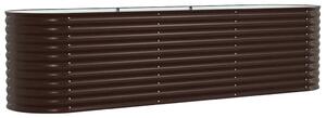 Podniesiony grządka Brązowy 320 x 80 x 81 cm Stal