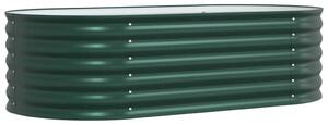 Podniesiony grządka Zielony 160 x 80 x 44 cm Stal