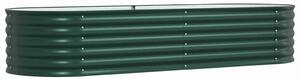 Podniesiony grządka Zielony 240 x 80 x 44 cm Stal