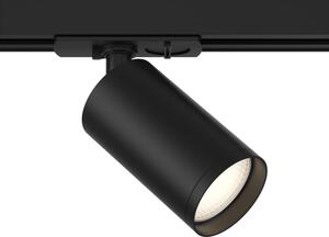 Czarny reflektor sufitowy Focus S - system szynowy