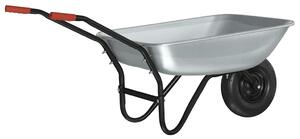 Wózek Srebrny i czarny 133 x 62,5 x 58 cm Stal