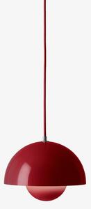 Lampa wisząca Flowerpot VP1 - 23cm, Vermillion Red