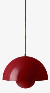 Czerwona lampa wisząca Flowerpot VP7 - 37cm