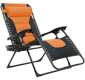 Krzesło ogrodowe zerowej grawitacji Delux, w kilku kolorach-pomarańczowe