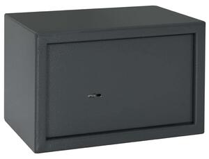 Sejf Z blokadą ciemno szary 31 x 20 x 20 cm Stal