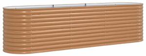 Podniesiony grządka Brązowy 320 x 80 x 81 cm Stal