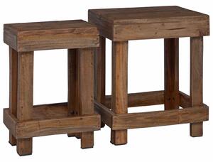 Stojak na rośliny 2 pcs Brązowy 70 x 11 x 27 cm