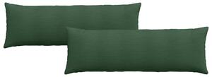 Poduszki na sofę 2 pcs Ciemna zieleń 120 x 40 cm
