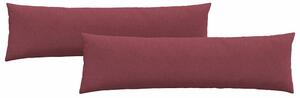 Poduszki na sofę 2 pcs Czerwone wino 145 x 40 cm tkanina
