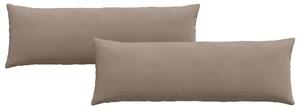 Poduszki na sofę 2 pcs Ciemnoszary 120 x 40 cm tkanina