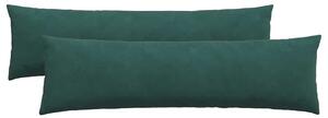 Poduszki na sofę 2 pcs Ciemna zieleń 145 x 40 cm