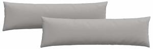 Poduszki na sofę 2 pcs Szary chmur 145 x 40 cm tkanina