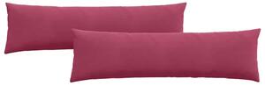 Poduszki na sofę 2 pcs Czerwone wino 145 x 40 cm