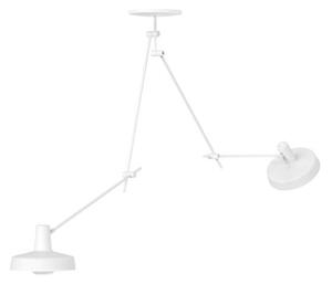 Lampa wisząca z dwoma źródłami światła Arigato II - Grupa Products - długie ramiona