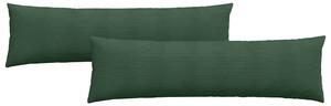 Poduszki na sofę 2 pcs Ciemna zieleń 145 x 40 cm