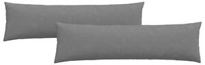 Poduszki na sofę 2 pcs Ciemnoszary 145 x 40 cm