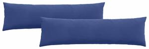 Poduszki na sofę 2 pcs Niebieski policyjny 145 x 40 cm