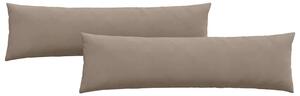 Poduszki na sofę 2 pcs Ciemnoszary 145 x 40 cm tkanina