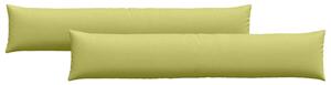 Poduszki na sofę 2 pcs Jasnozielony 200 x 40 cm tkanina