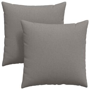 Poduszki na sofę 2 pcs Ciemnoszary 80 x 80 cm tkanina